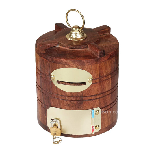 Water Tank Wooden Handicraft Money Bank