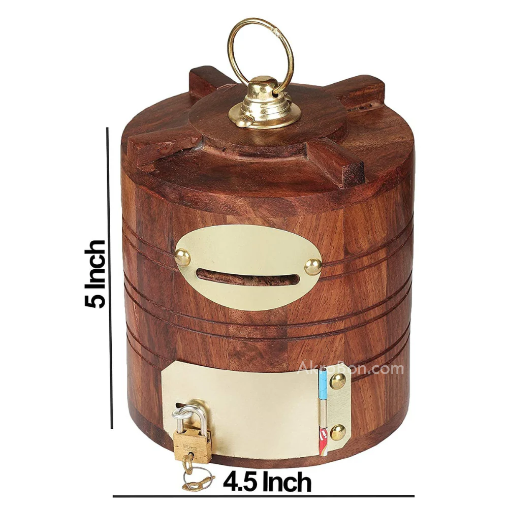 Water Tank Wooden Handicraft Money Bank
