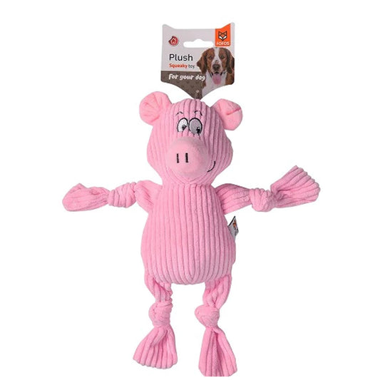 Fofos Fluffy Pig Pink Dog Toy