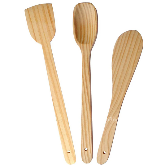 Wooden Kitchen Spoon Set of 3 Pcs