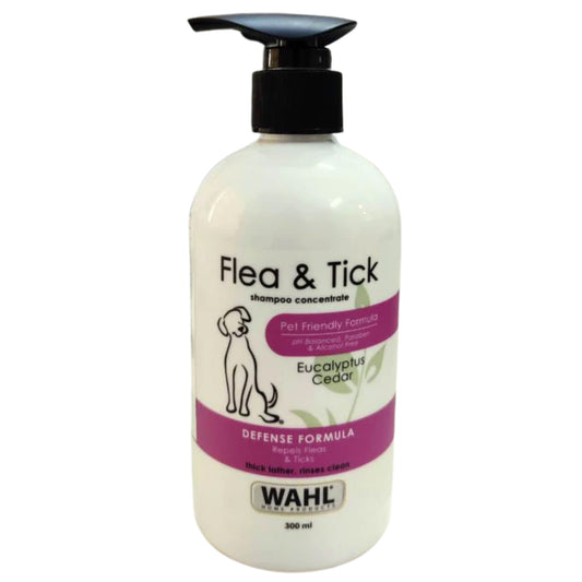 Wahl Flea & Tick Eucalyptus Cedar Concentrate Shampoo