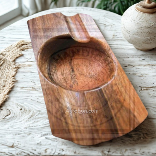Acacia Wooden Handicraft Ashtray