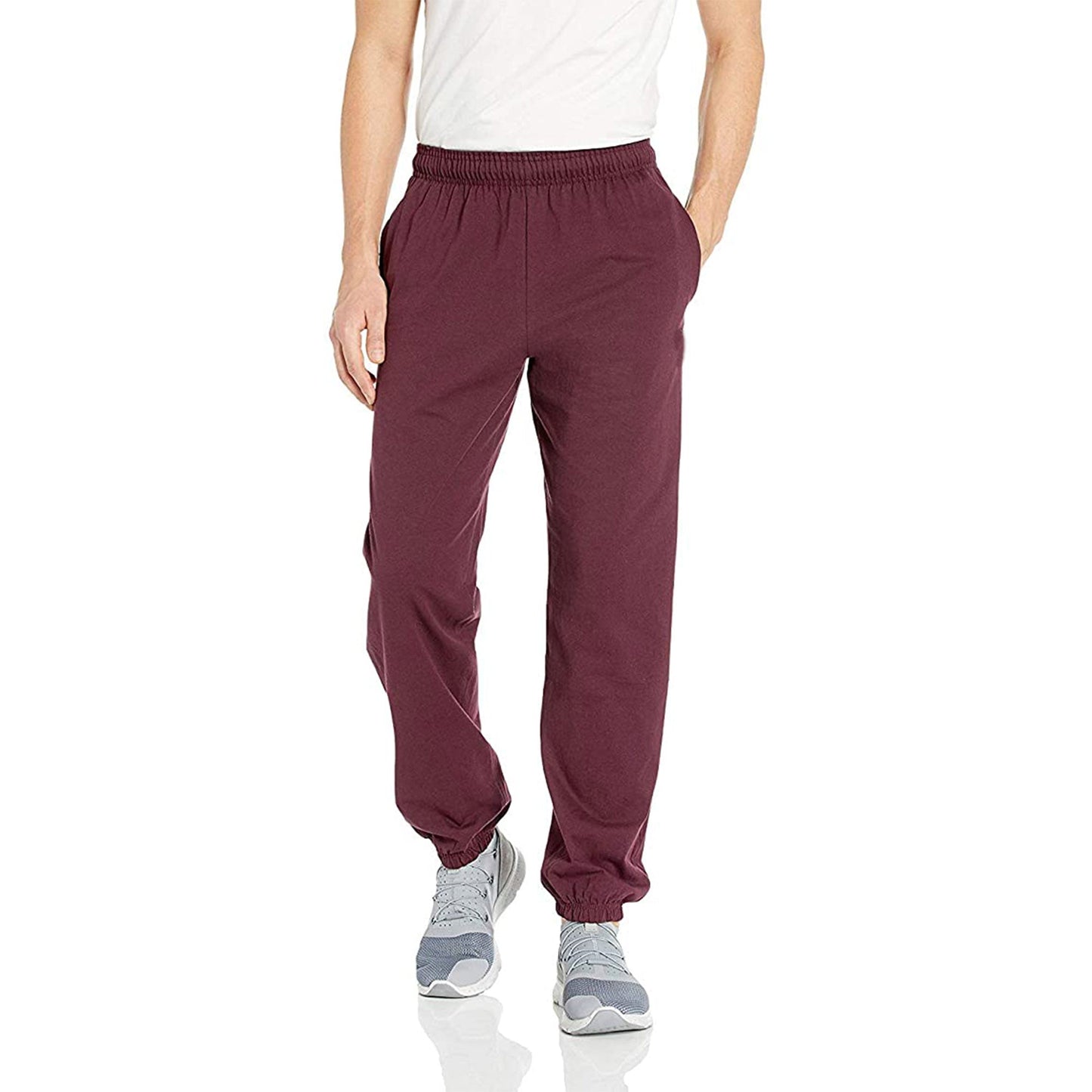 Azlax Mens Cotton Jersey Cotton Track Pant