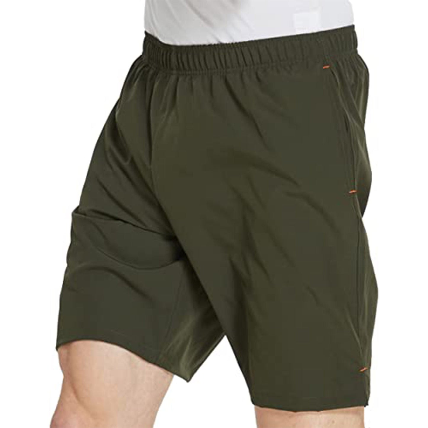 Azlax Mens Shorts Dark Green