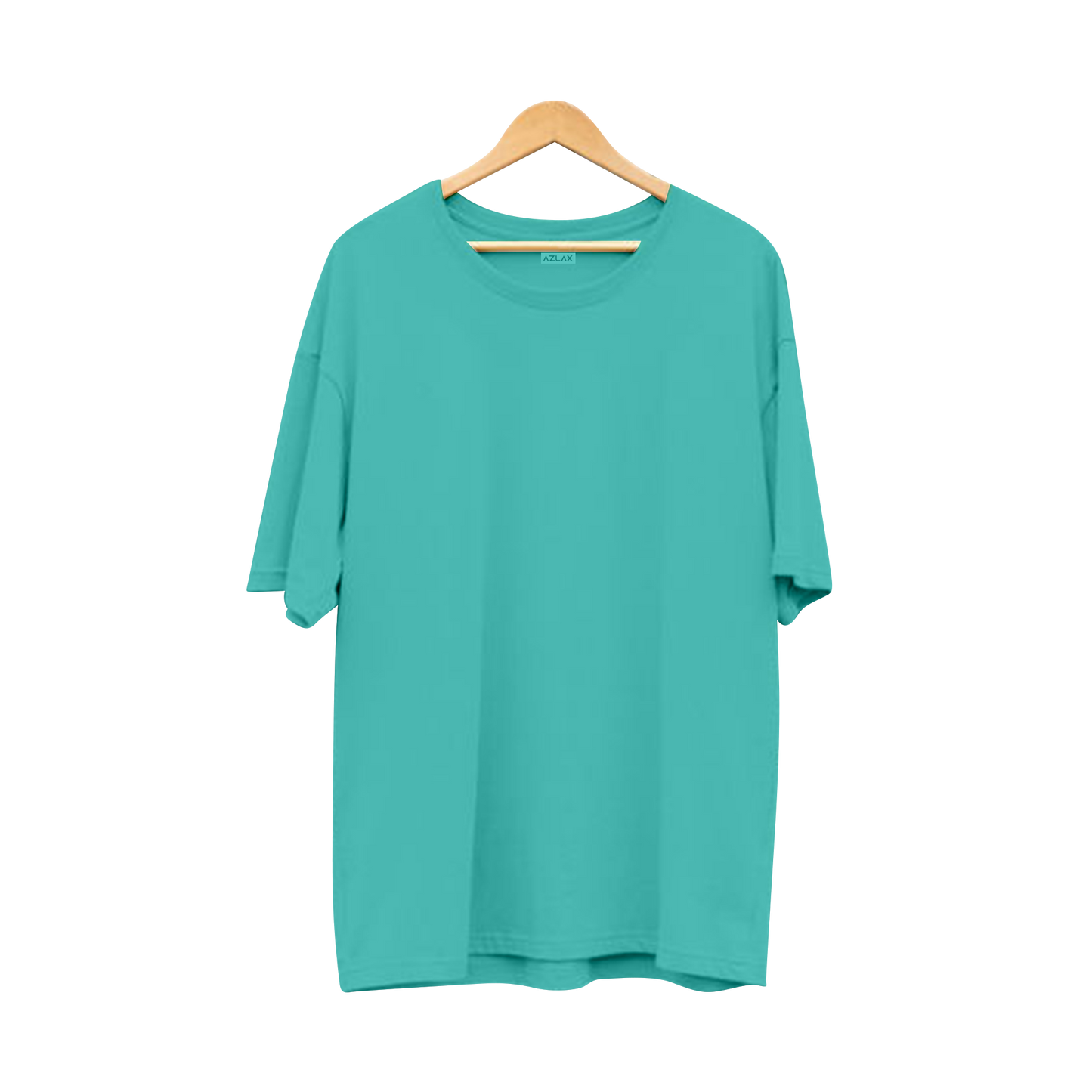 Azlax Cyan Green 100% Cotton Unisex Tshirts