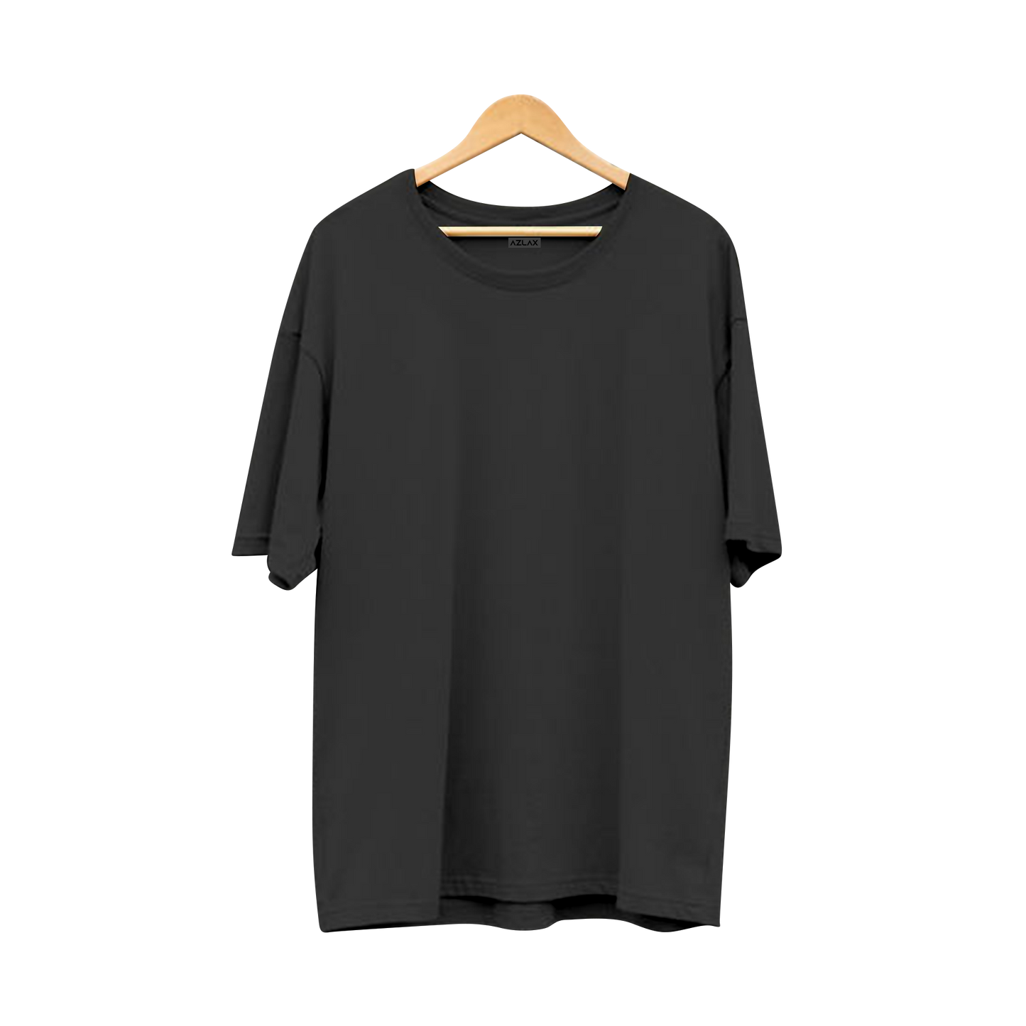 Azlax Black 100% Cotton Unisex Tshirts