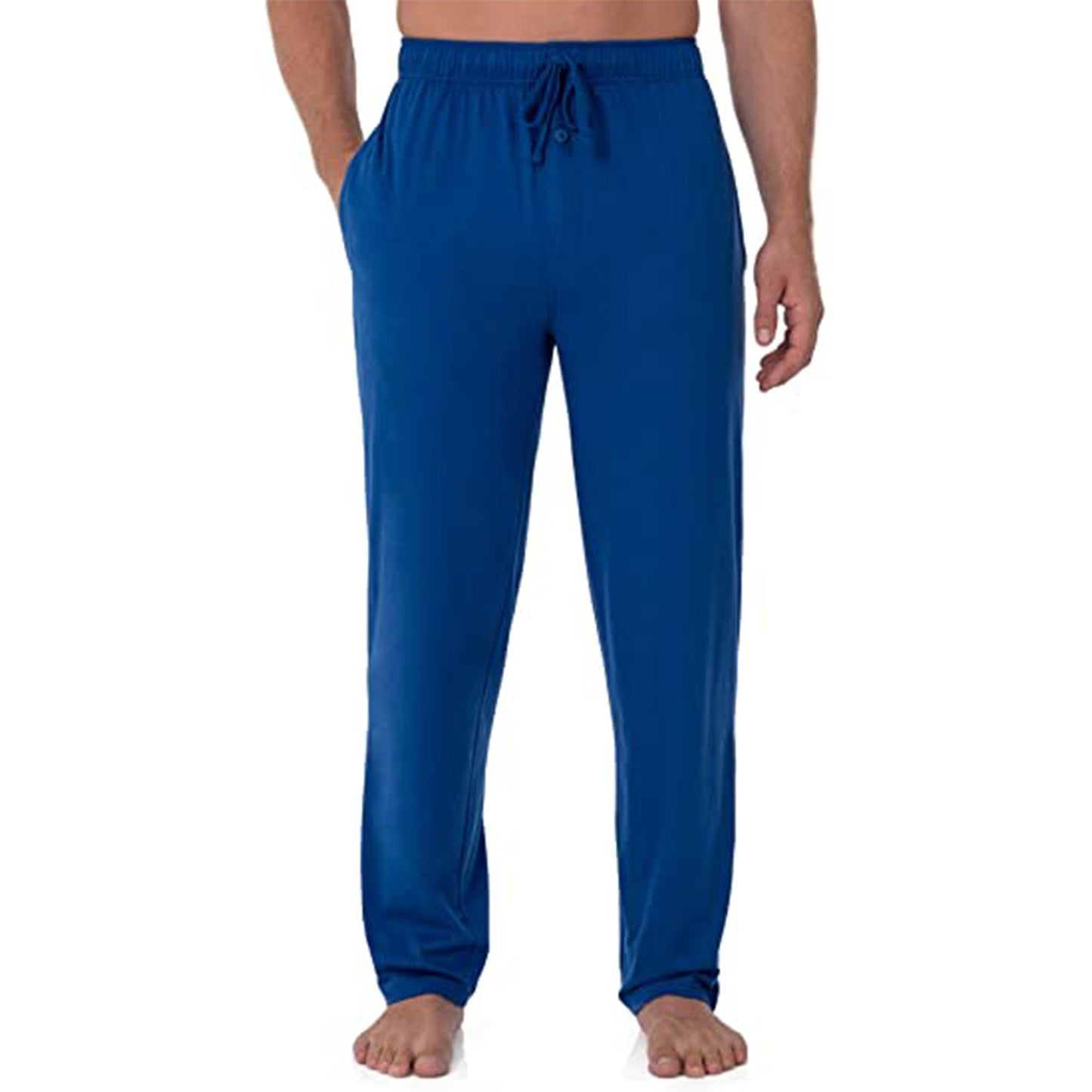 Azlax Mens Cotton Jersey Cotton Track Pants