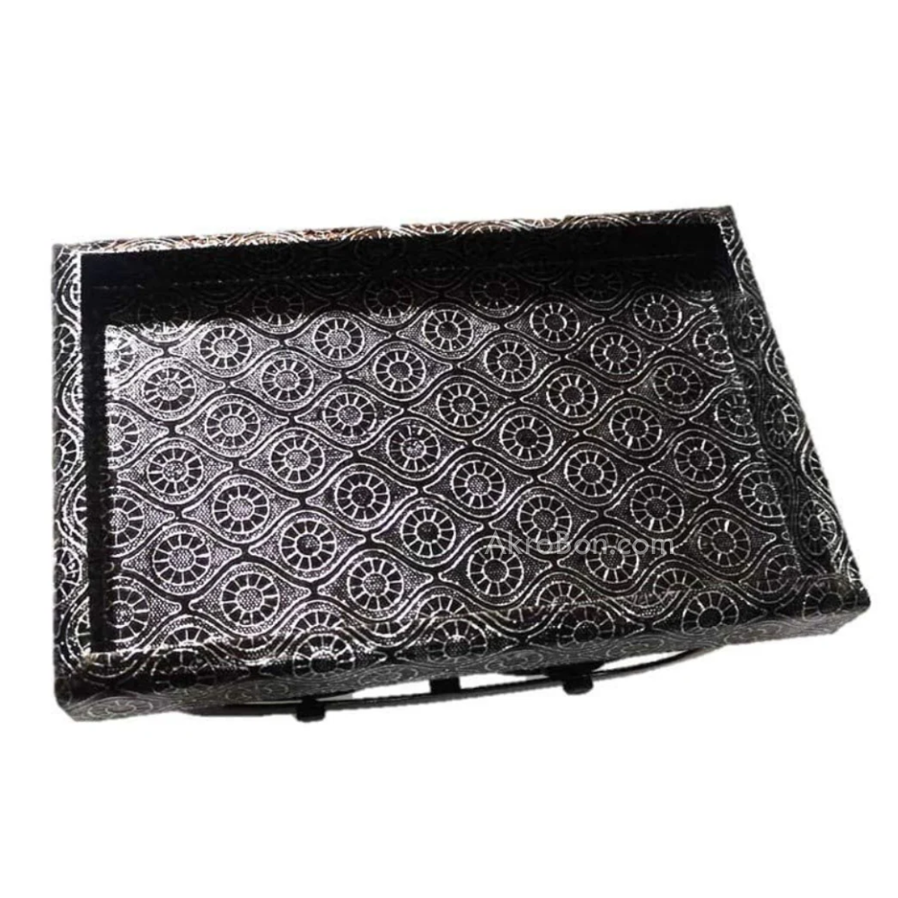 Printed Thela Cart Wheel Wooden Tray