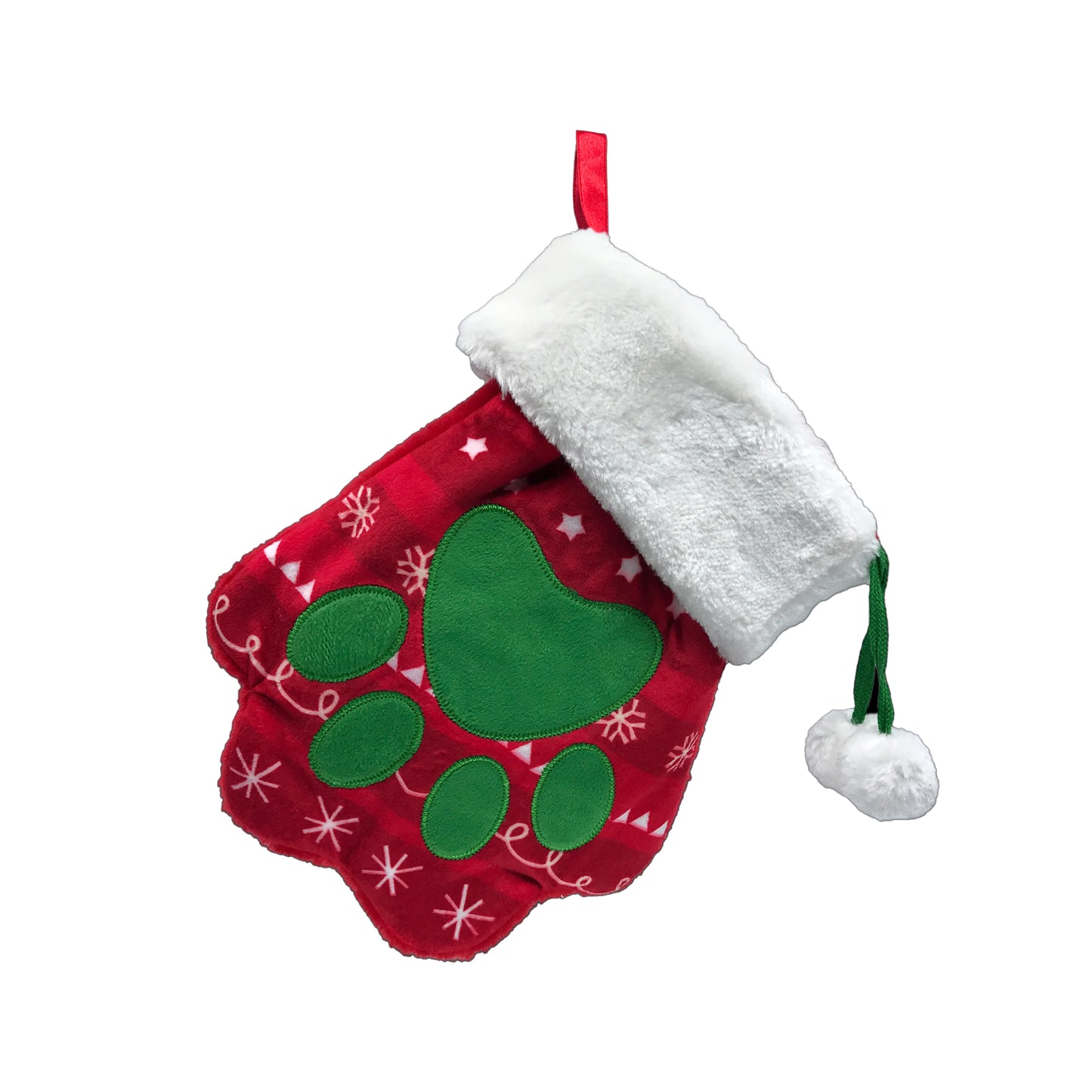 Kong Holiday Stocking Paw Dog Toy