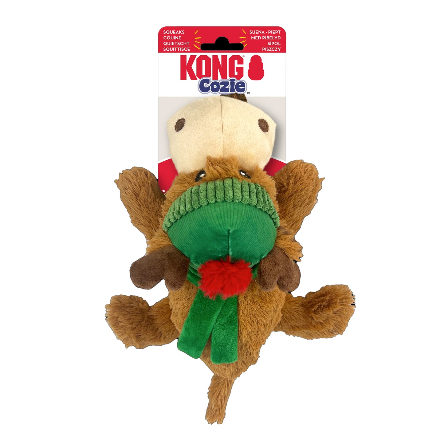 Kong Holiday Cozie Reindeer Dog Toy