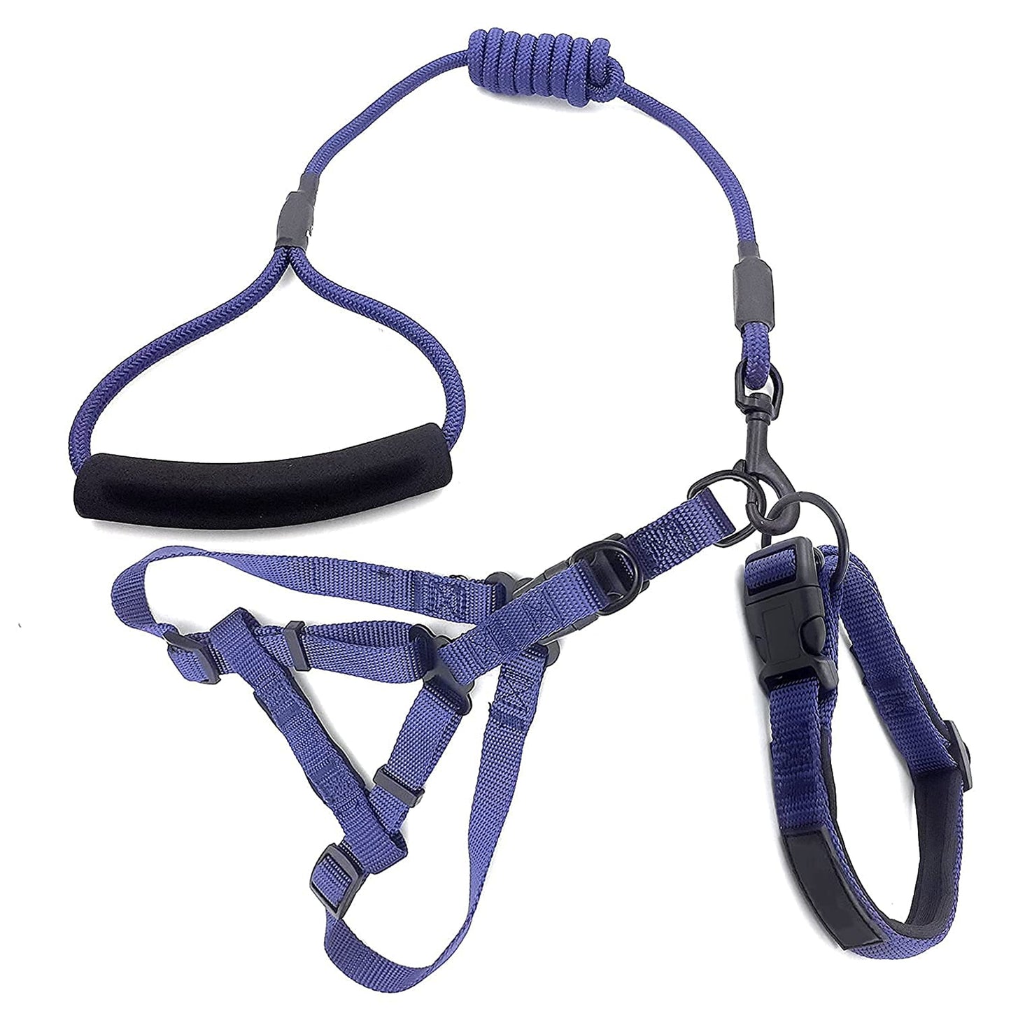 Smarty Pet Combo Pack Of Harness, Neck Collar Belts And Rope Set (Color May Vary)
