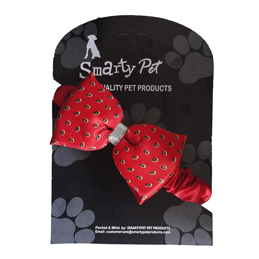 Smarty Pet Stretchable Bowtie Neck Band With Adjustable Strap (Colar May Vary)