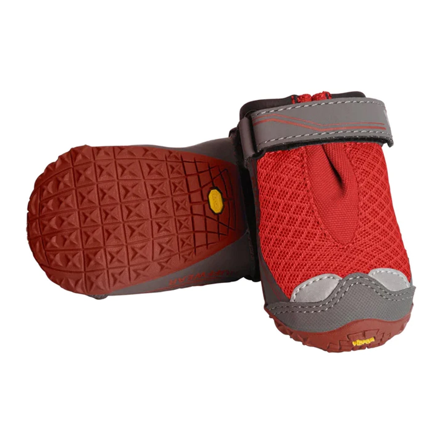 Ruffwear Grip Trex Dog Boots Set Of Two Red Sumac