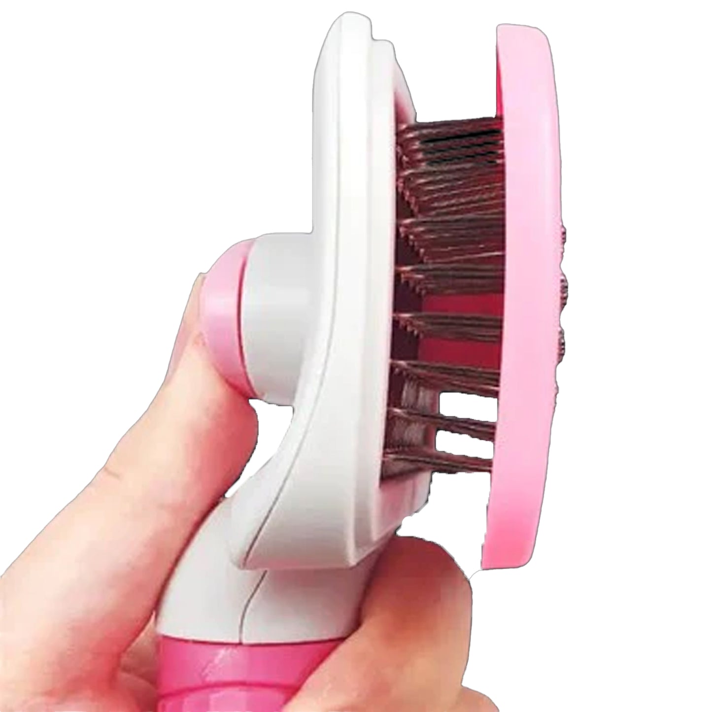 Smarty Pet Push To Clean Sleeker Rectangle Thin Blister Pack Brush