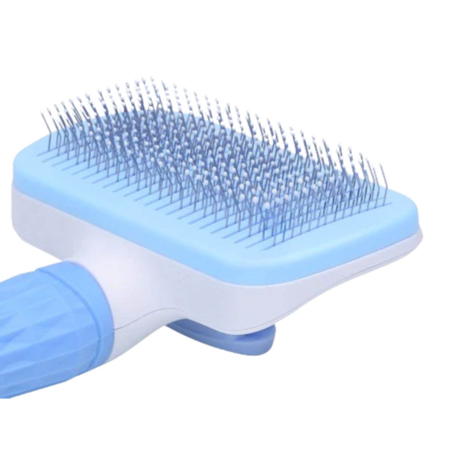 Smarty Pet Push To Clean Sleeker Rectangle Thin Blister Pack Brush