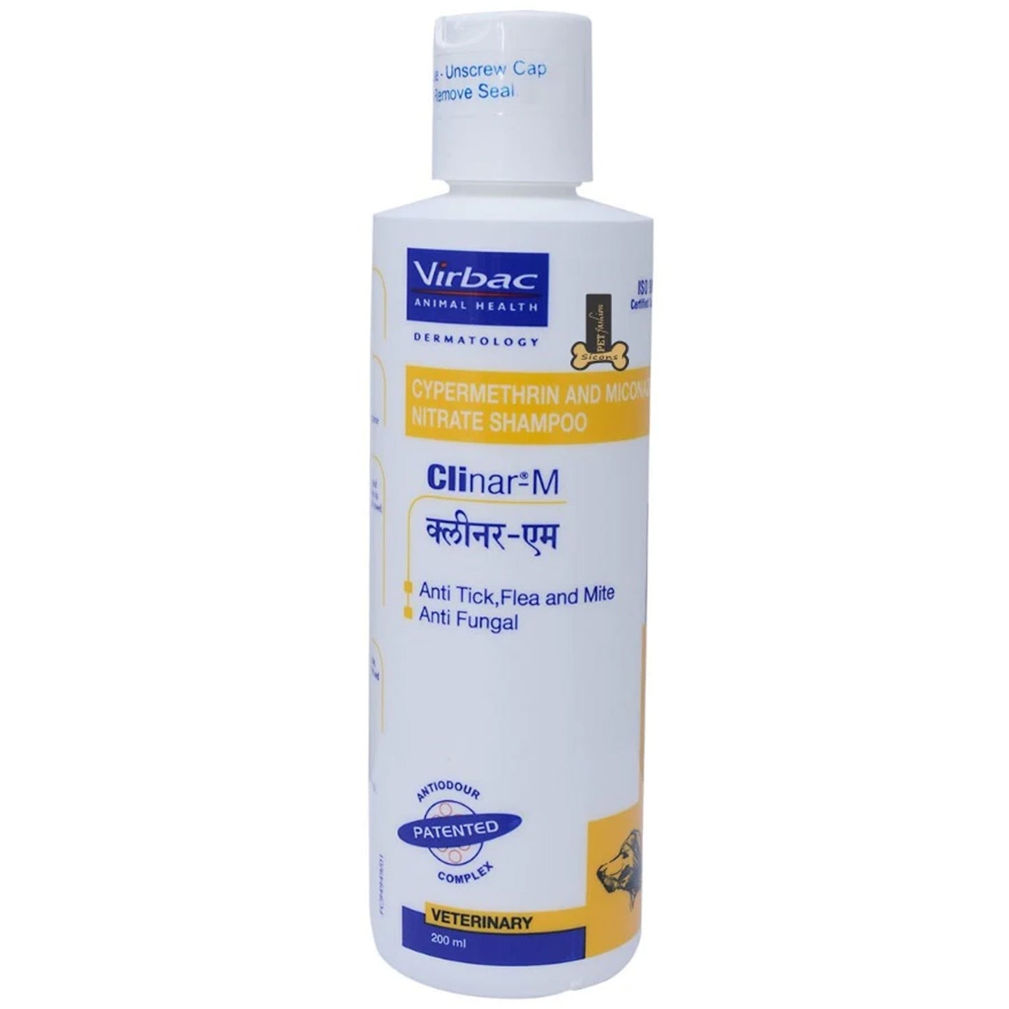 Virbac Clinar-M Anti Tick, Flea And Mite Shampoo