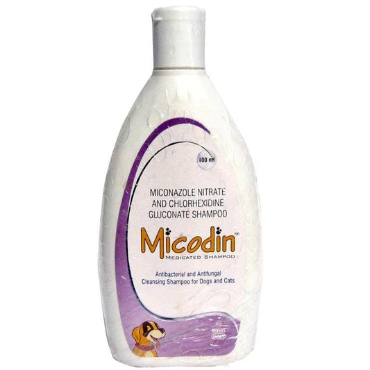 Intas Pet Micodin Medicated Shampoo For Dogs And Cats