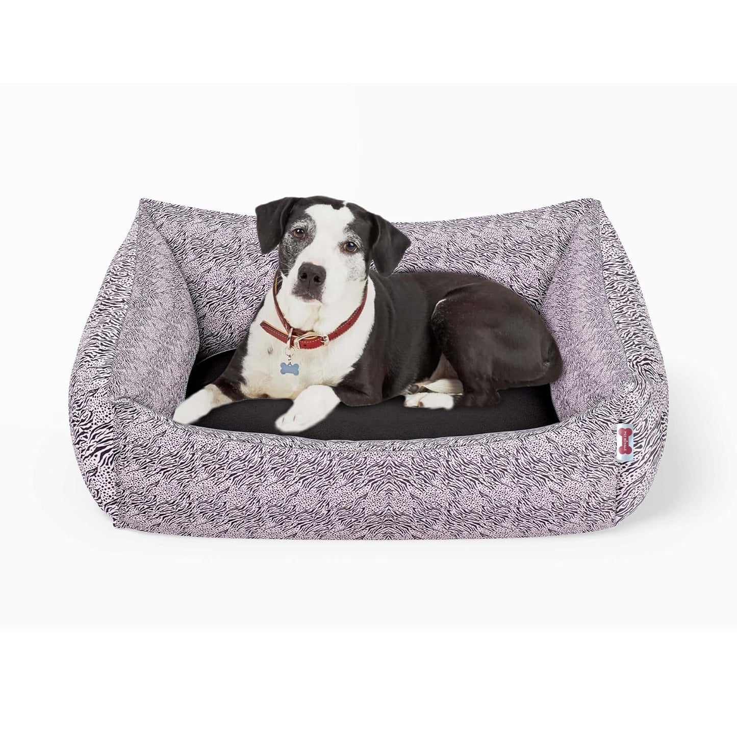 Zebra - Reversible Dog Bed for Dogs | Plus Extra Removable 100% Cotton Washable Covers