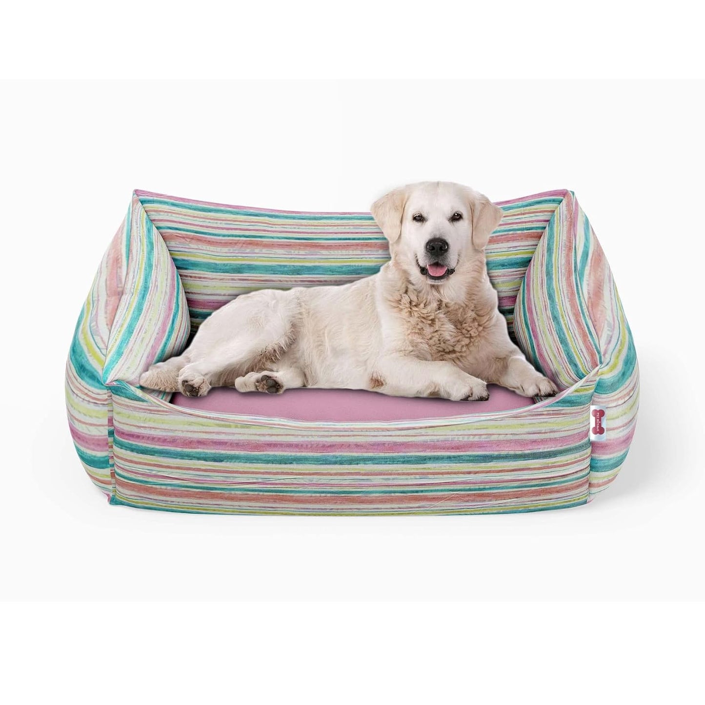 Pet Royale Large Dog Bed | Reversible Dog Bed for Big Dogs | Plus Extra Removable 100% Cotton Washable Covers