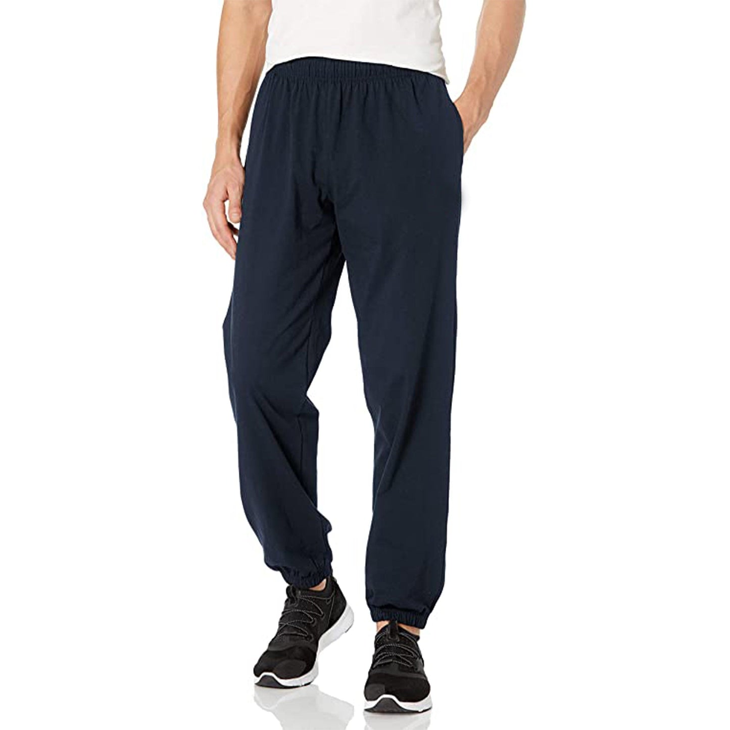 Azlax Mens Cotton Jersey Cotton Track Pants