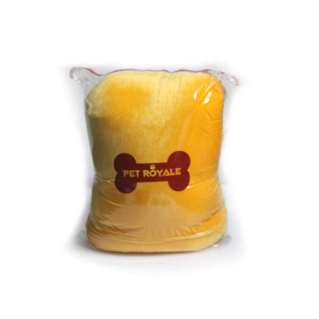 Yellow - Pet Royale Velvet Cat Bed