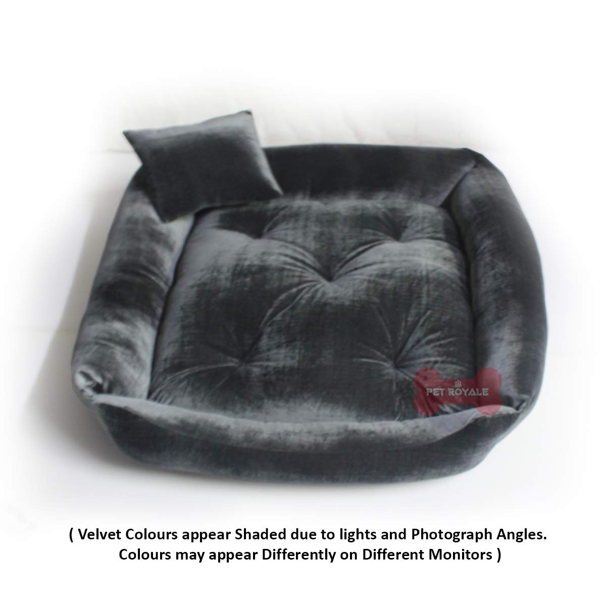 Grey - Pet Royale Small Dog Bed