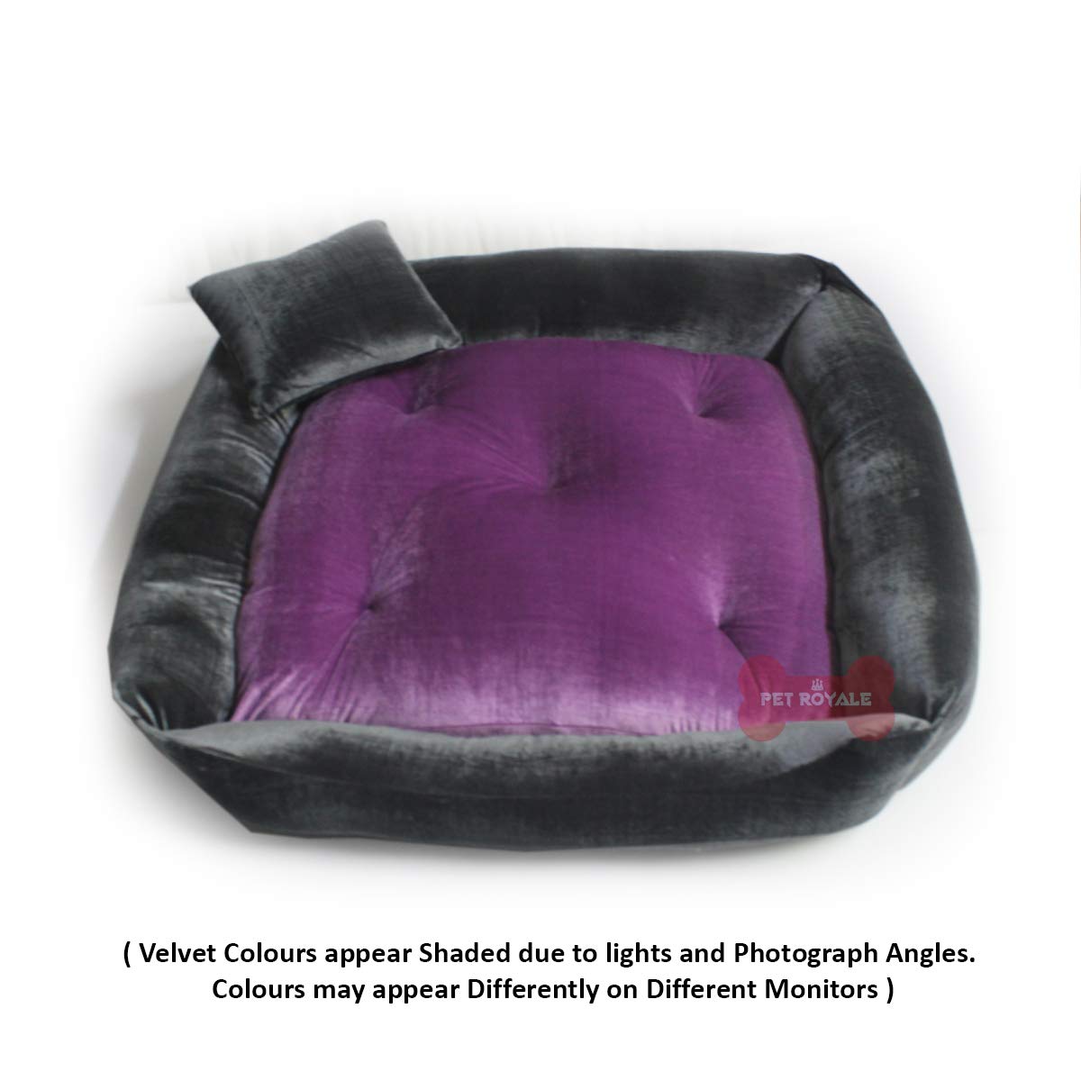GreyPurple - Pet Royale Big Dog Bed