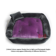 GreyPurple - Pet Royale Big Dog Bed