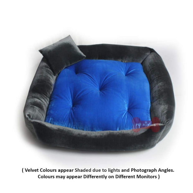 GreyBlue - Pet Royale Small Dog Bed