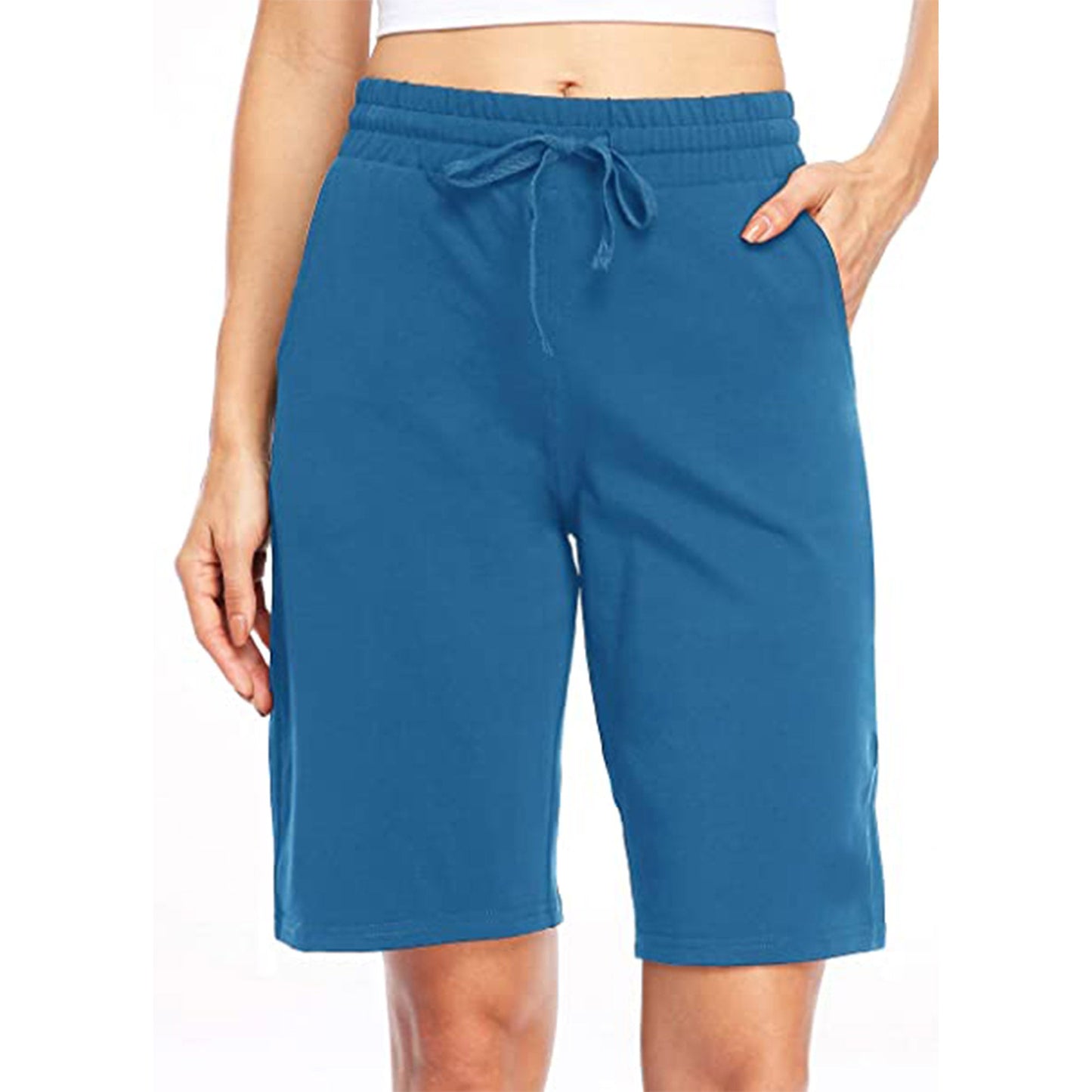 Azlax Womens Shorts Blue