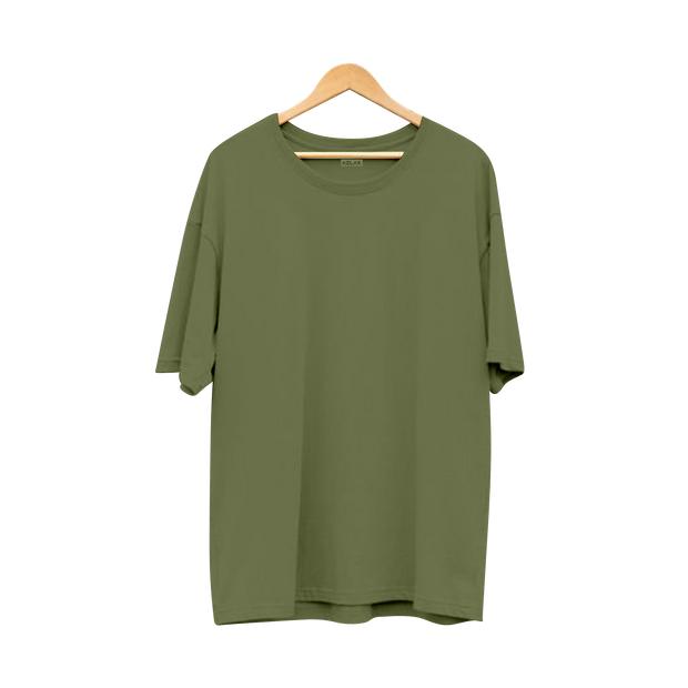 Azlax Olive Green 100% Cotton Unisex Tshirts