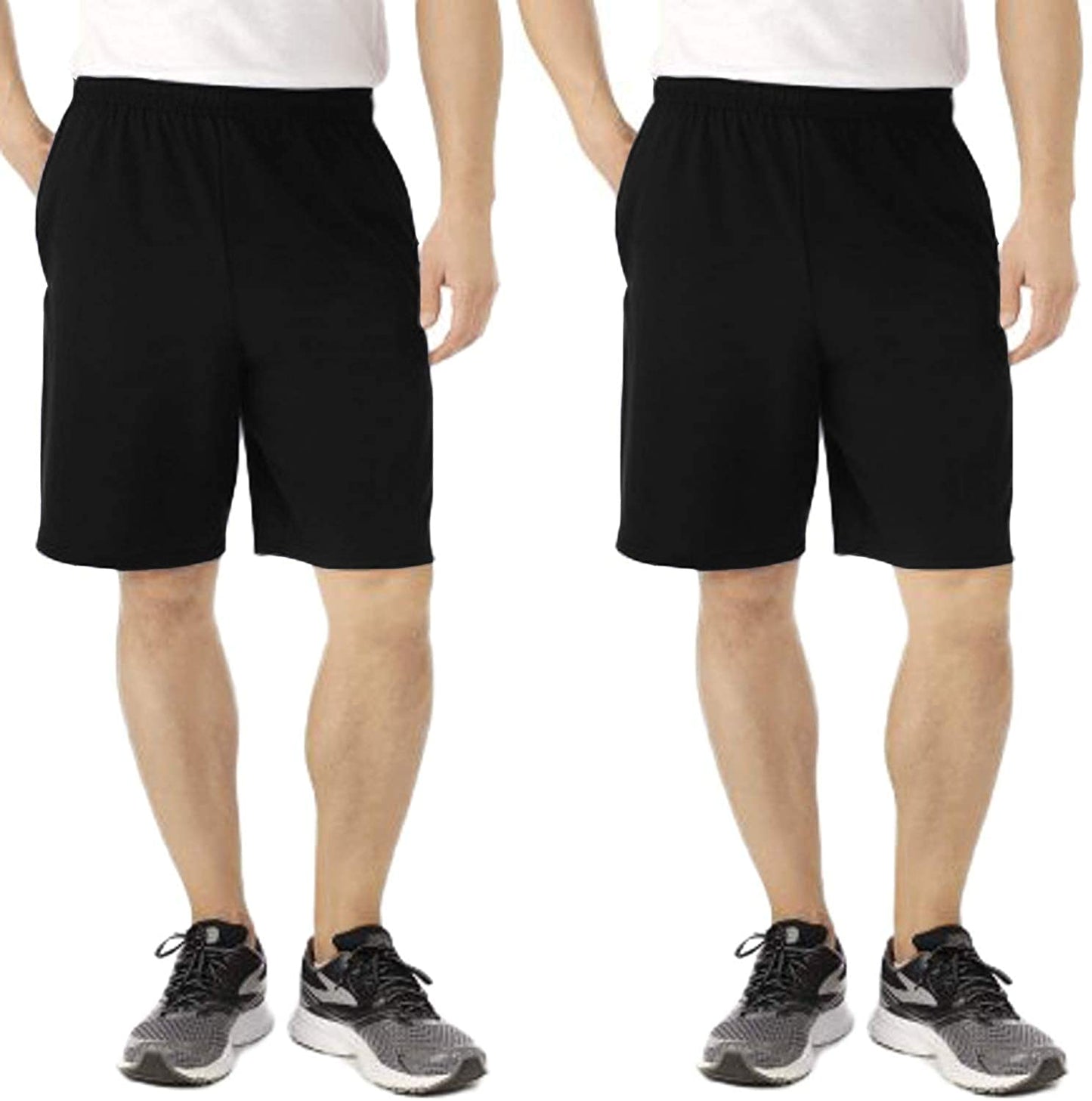 Azlax Mens Shorts Black - Set of 2
