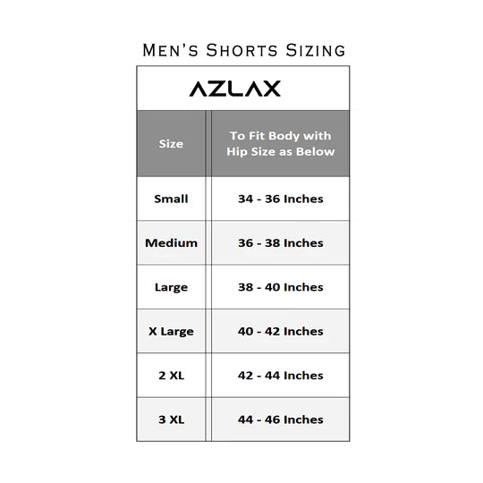 Azlax Mens Shorts Black